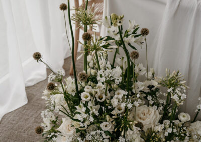 Bouquet pour mariage avec Agapanthe fleuriste à Pornic